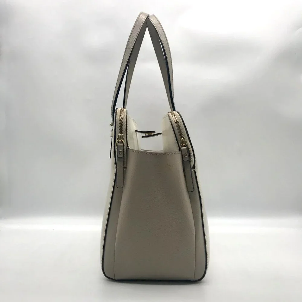 Kate Spade New York Ivory & Cement Grand Street Lydia Shoulder Bag